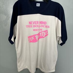 RARE Vintage 80s The Sex Pistols Never Mind Bollocks Shirt Large Knits Punk Rock